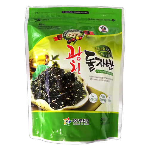 Kwangcheonkim Seasoned Seaweed Flake Olive Oil And Green Tea Flavour 70g