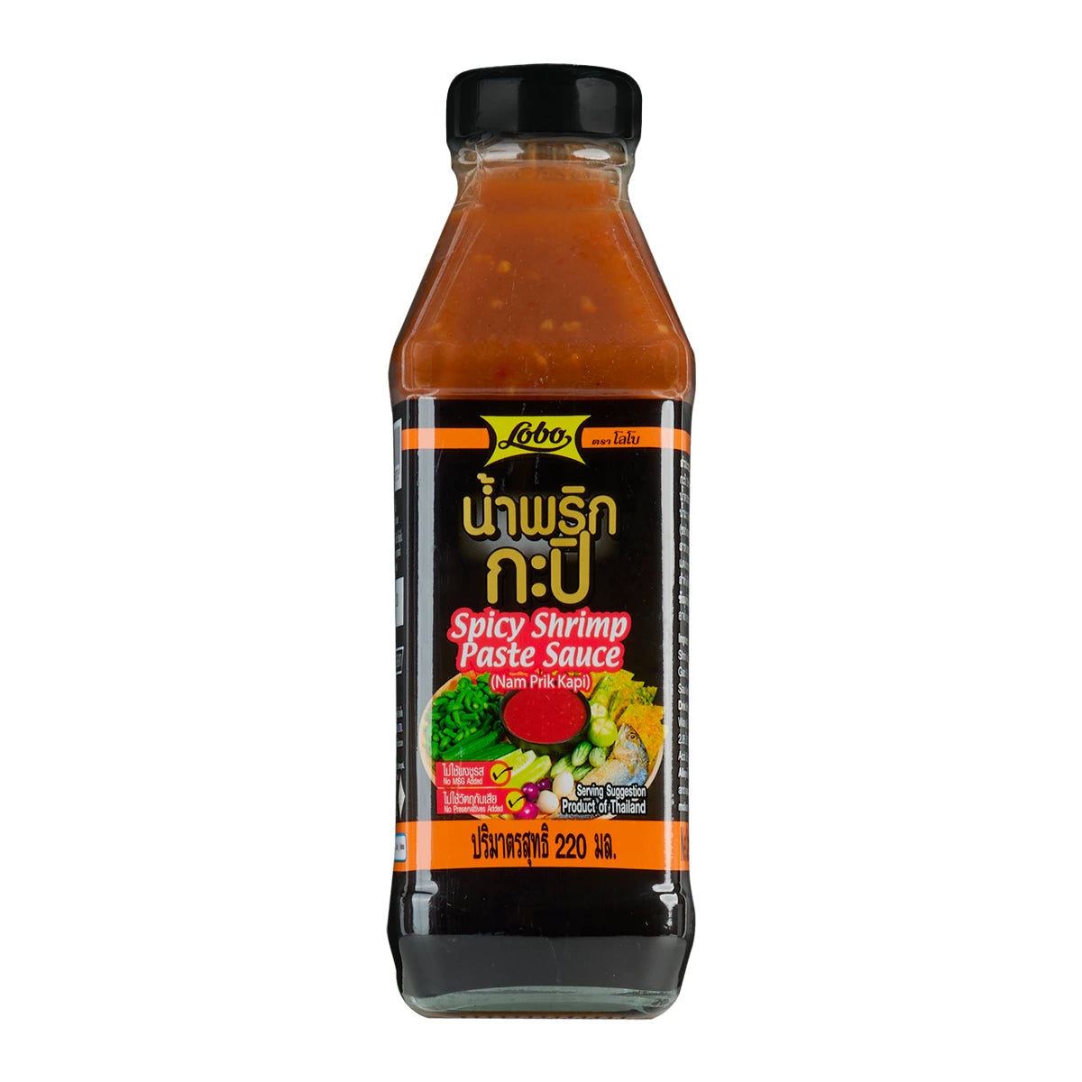 Lobo Spicy Shrimp Paste Sauce (Nam Prik Kapi) 220g