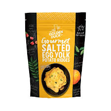 The Golden Duck Gourmet Salted Egg Yolk Potato Ridges 95g (Best Before: 18-04-2027)