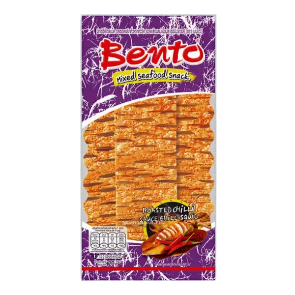 Bento Roasted Chilli Seafood Flavor Snack (Purple) 20g