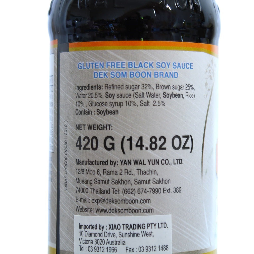 Healthy Boy Brand Gluten-Free Black Soy Sauce 420g