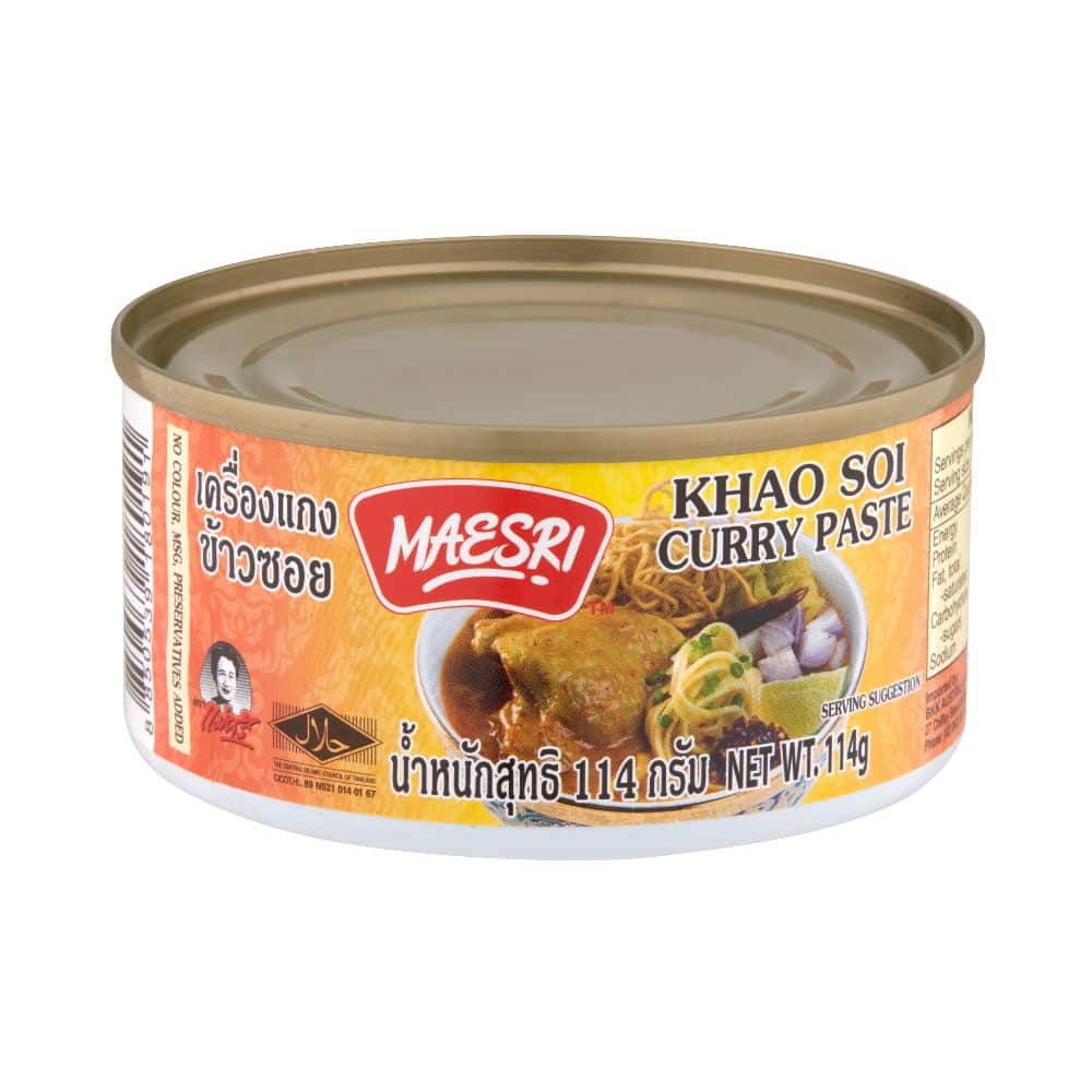 Maesri Khao Soi Curry Paste 114g