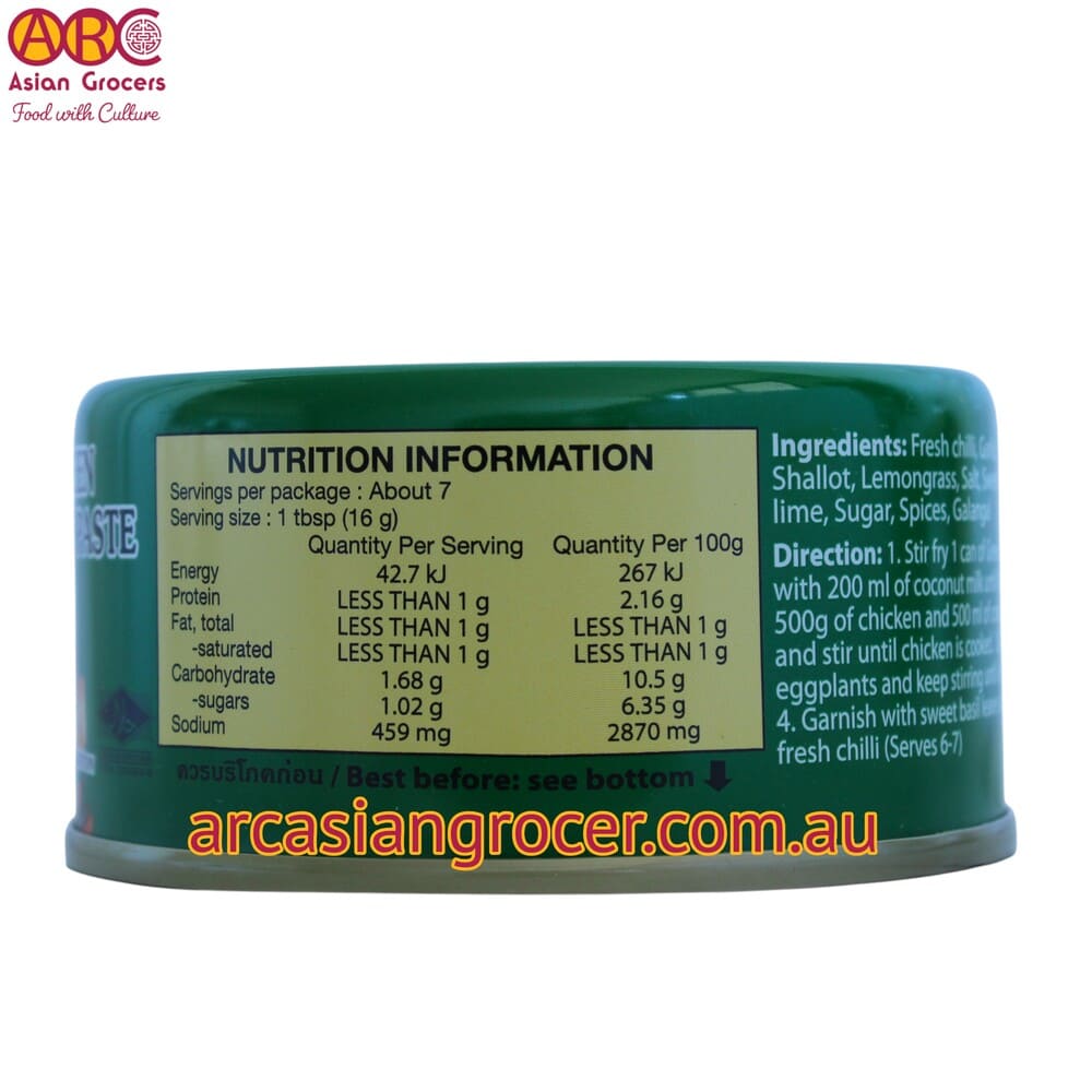 Maesri Green Curry Paste 114g