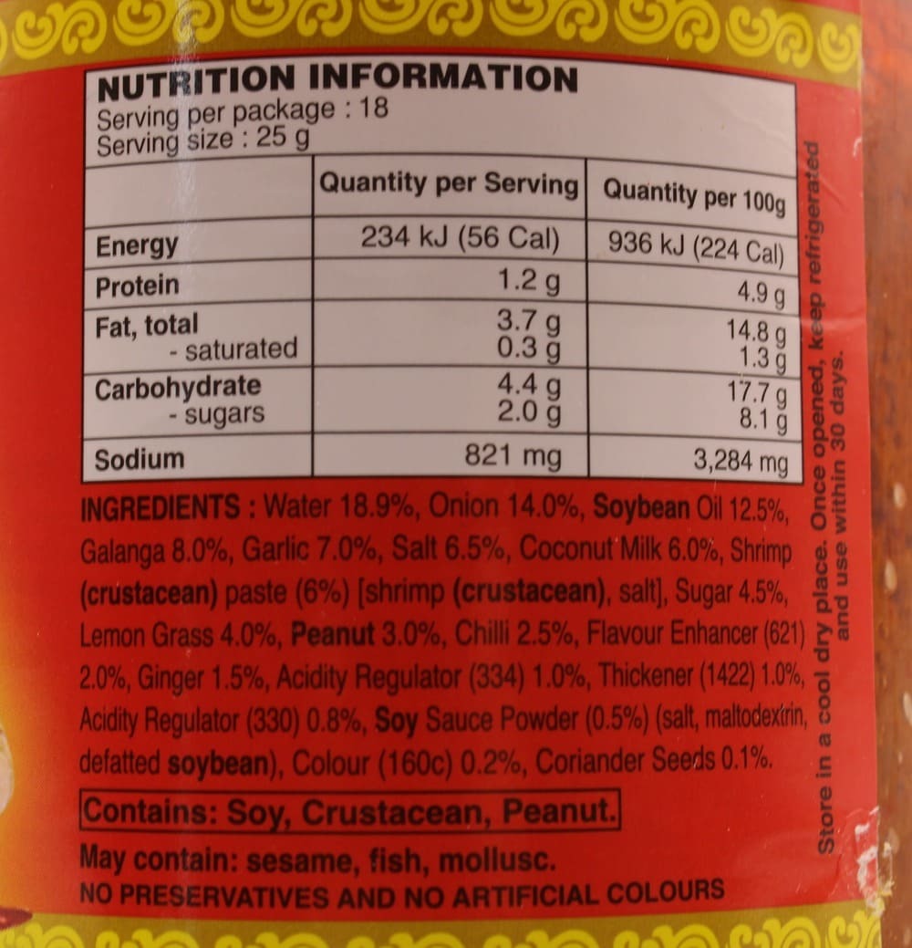 Por Kwan Laksa Paste 454g