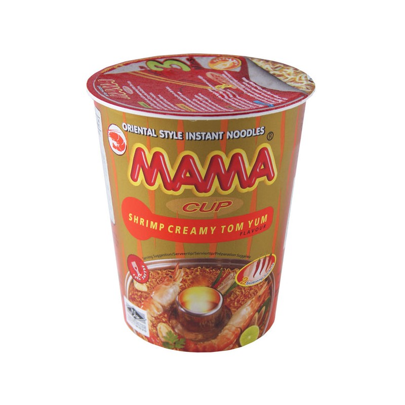 Mama Instant Cup Noodles Shrimp Creamy Tom Yum Flavour 70g