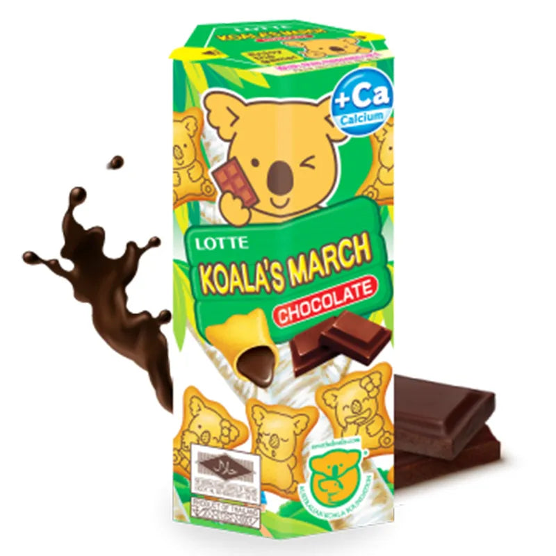Lotte Koala's March Biscuits With Chocolate Cream Flavour Filling 10P