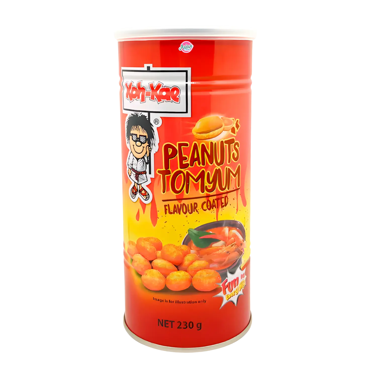 Koh-Kae Tom Yum Flavour Coated Peanuts 230g (Best Before: 26-04-2027)