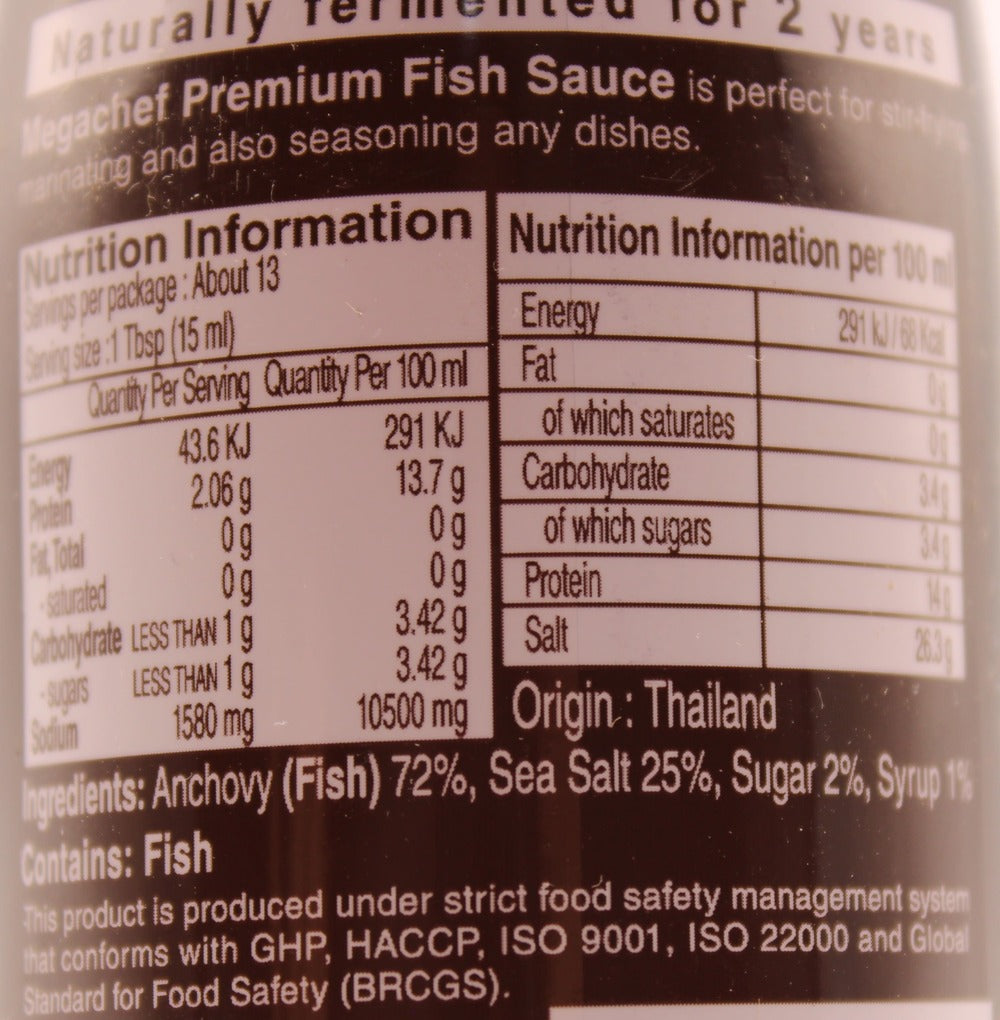 Megachef Premium Fish Sauce 200ml