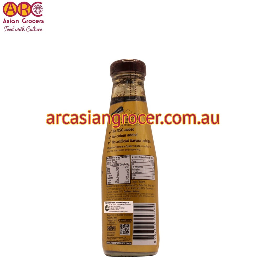 Megachef Gluten Free Premium Oyster Sauce 230g