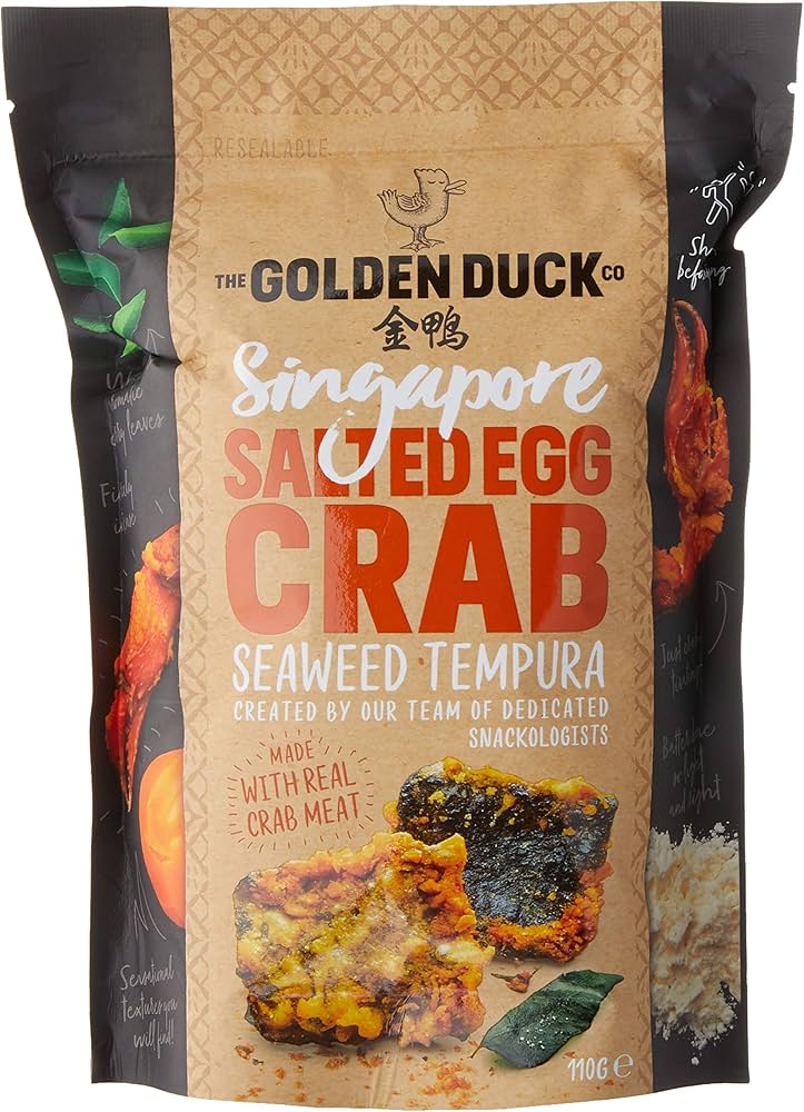 The Golden Duck Salted Egg Crab Seaweed Tempura 102g