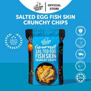 The Golden Duck Gourmet Salted Egg Fish Skin Crunchy Crisps 95g (Best Before: 17-04-2027)