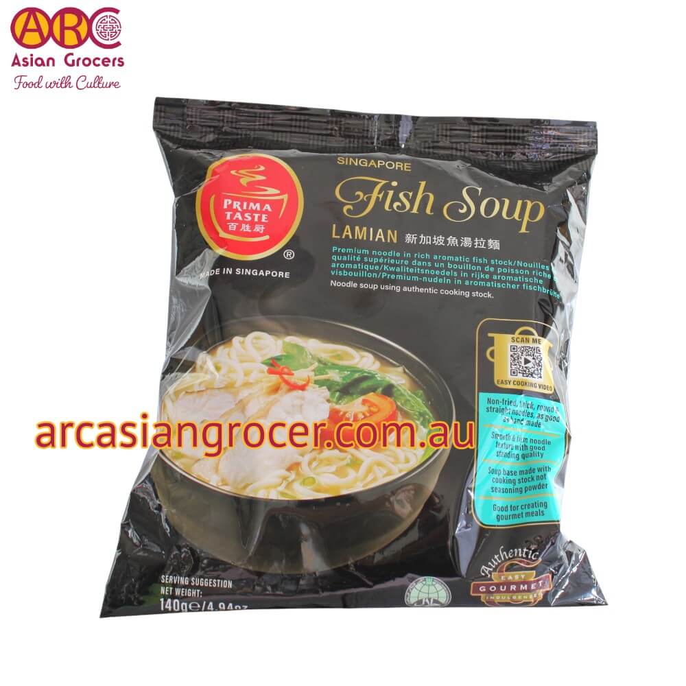 Prima Fish Prima Taste Singapore Fish Soup Lamian 140g – ARC ASIAN GROCER