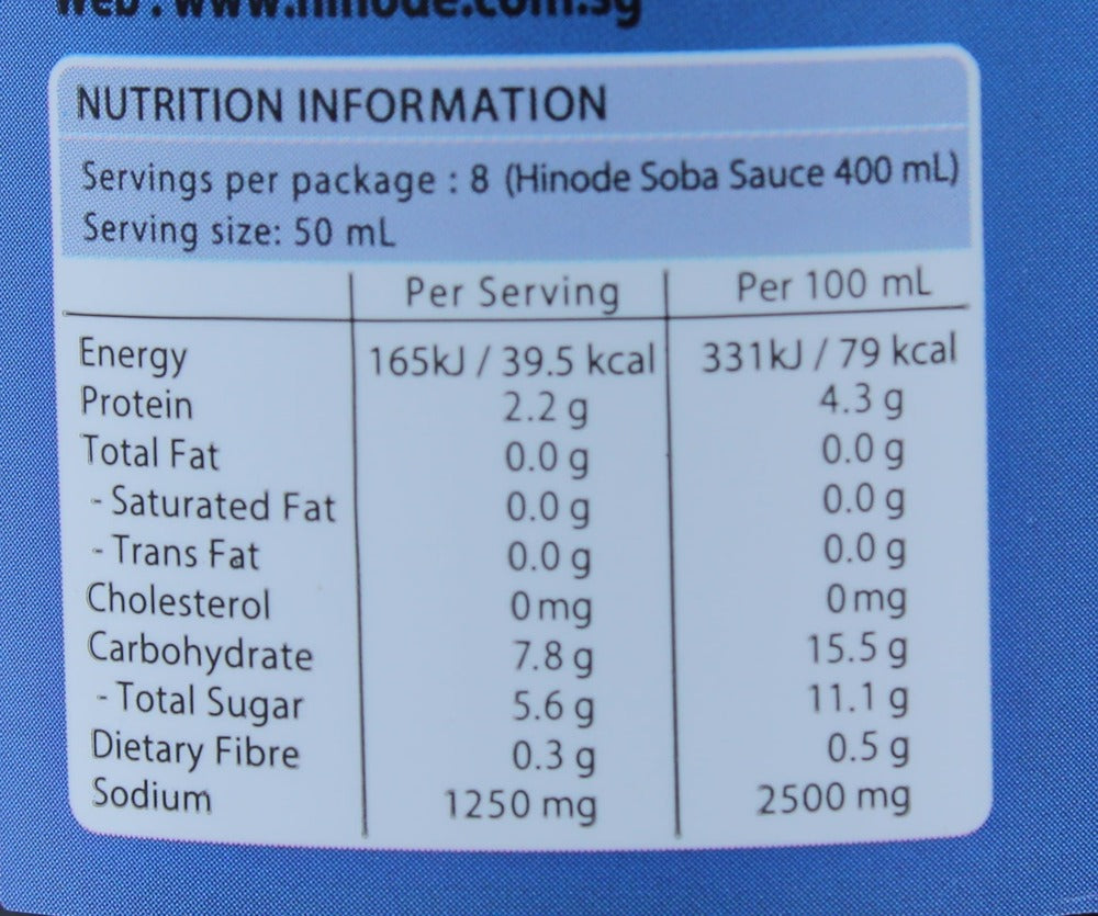 Hinode Soba Sauce Concentrate 400ml