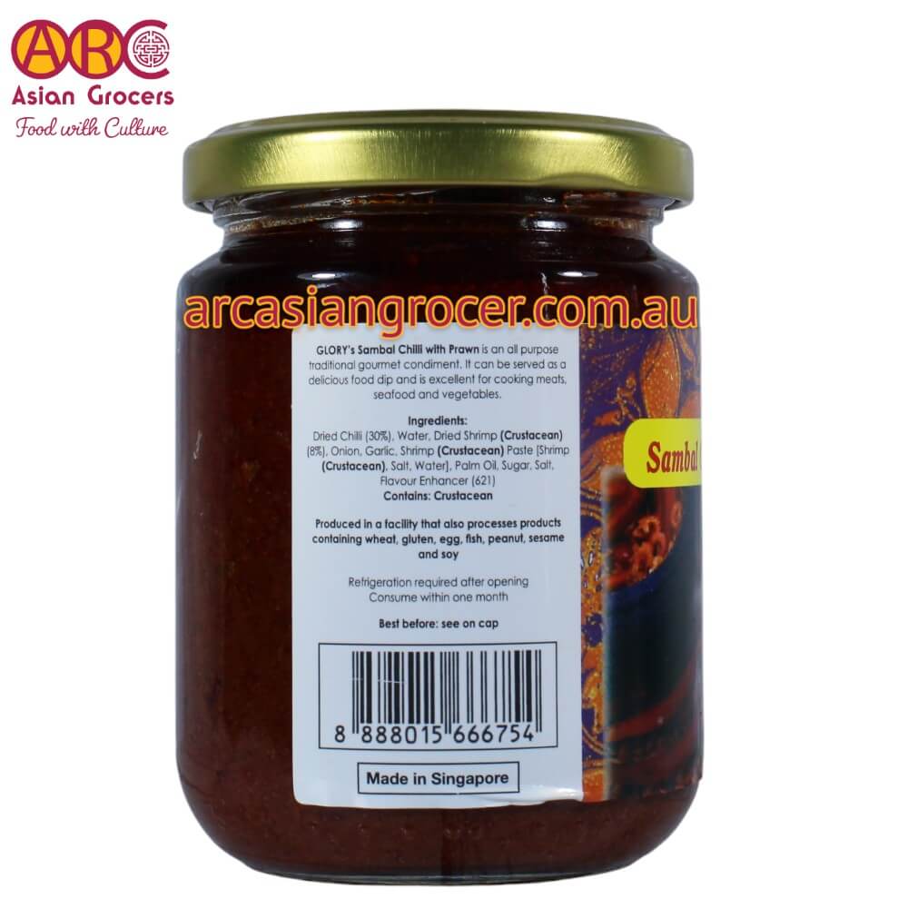 Glory Sambal Chilli with Prawn 250g