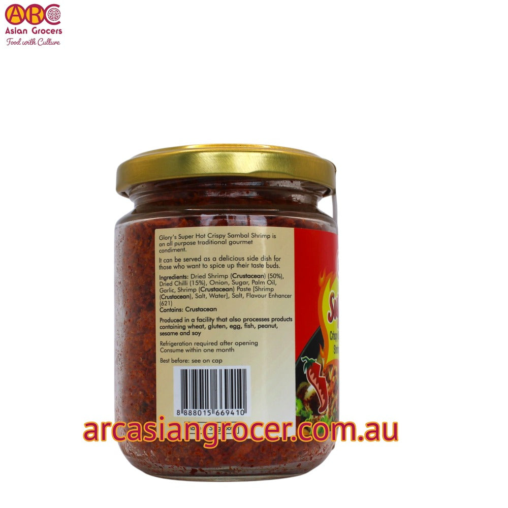 Glory Super Hot Crispy Sambal Shrimp 100g