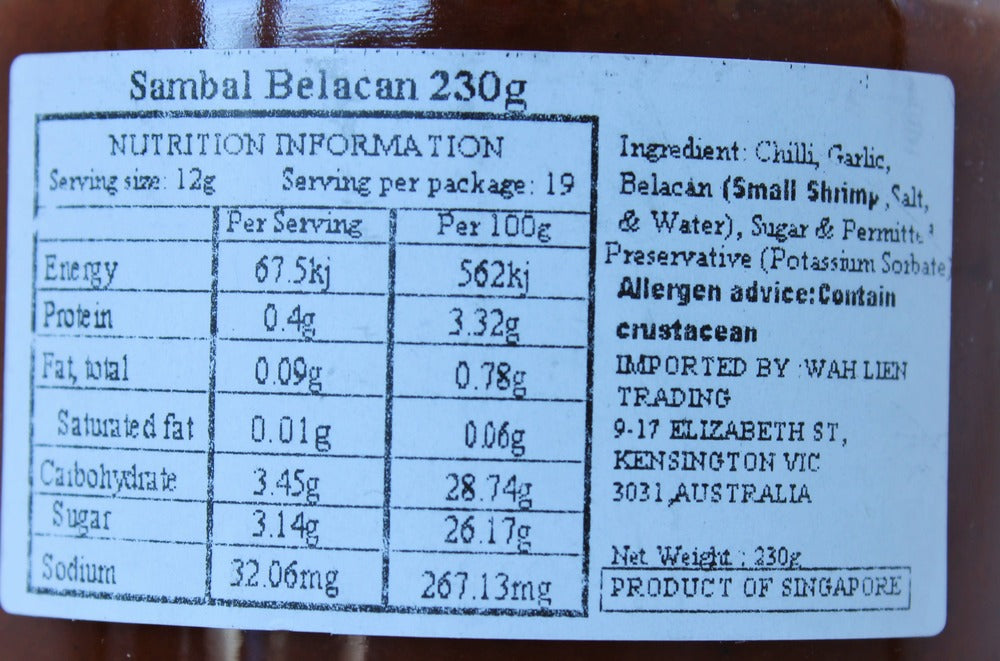 Singlong Sambal Belacan 230g