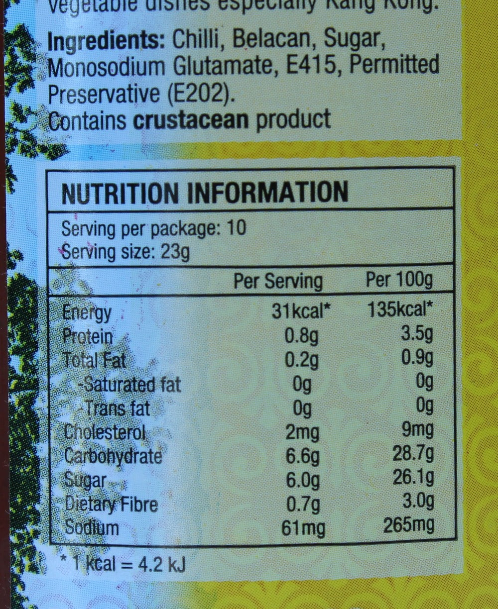 Singlong Sambal Belacan 230g