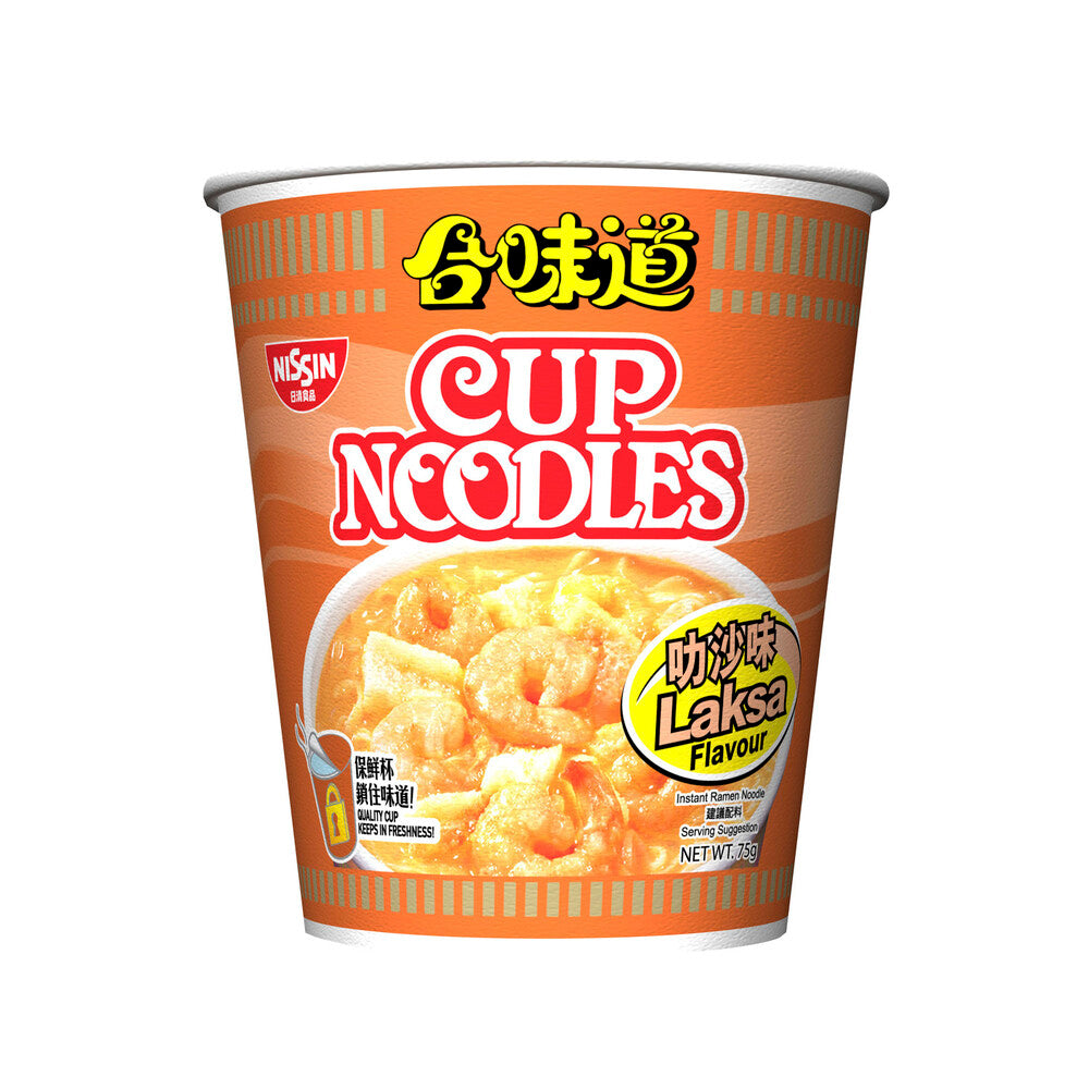 Nissin Laksa Flavour Cup Noodles 73g (Best Before: 17-01-2027)