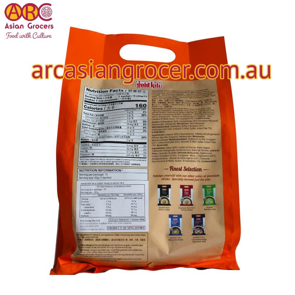 Gold Kili Double Shot White Milk Tea 15s*30g