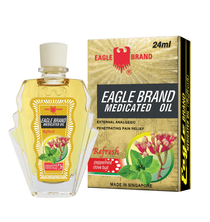 Eagle Brand Refresh Medicated Oil (Peppermint & Clove Bud) 24ml (BBD: 31/03/2028)