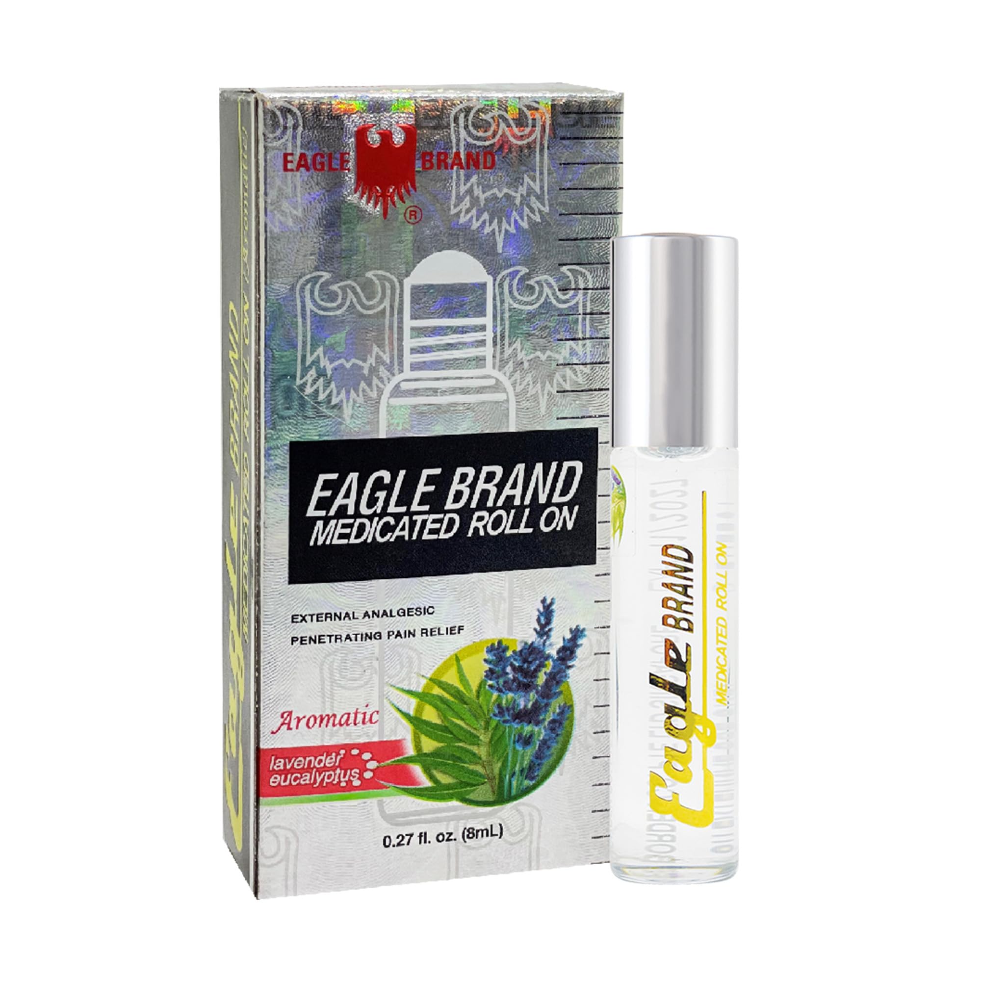 Eagle Brand Lavender Eucalyptus Medicated Oil Roll On 8ml