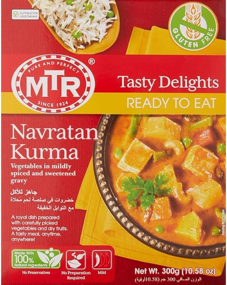 MTR Ready To Eat Navratan Kurma 300g (Best Before: 11-01-2027)