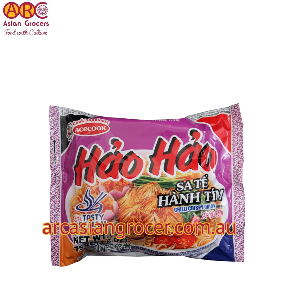Acecook Hao Hao Sate Onion Flavour Instant Noodle 74g