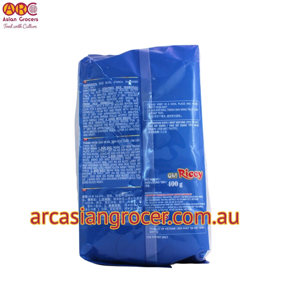 Acecook Oh Ricey Rice Vermicelli 400g