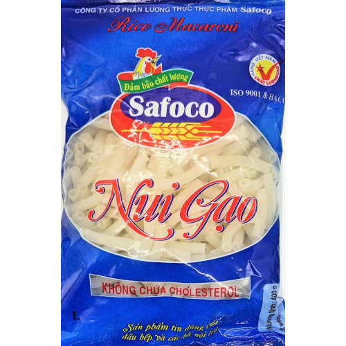Safoco White Macaroni Big Tube 400g