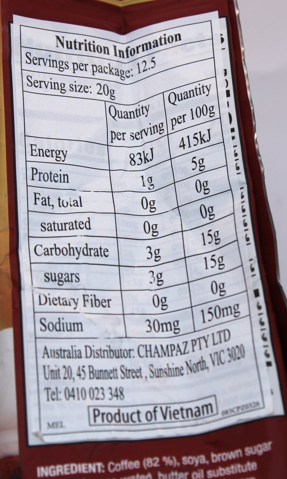 Trung Nguyen Creative No.4 Ground Coffee 250g