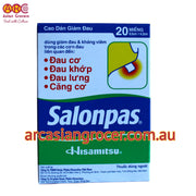 Hisamitsu Salonpas Pain Relief Patches 20PCS - Product of Vietnam