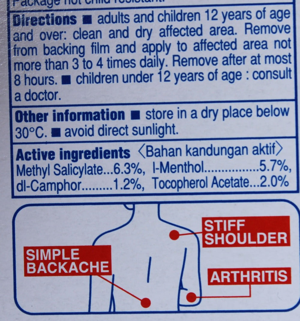 Hisamitsu Salonpas Pain Relief Patch 10 Packs