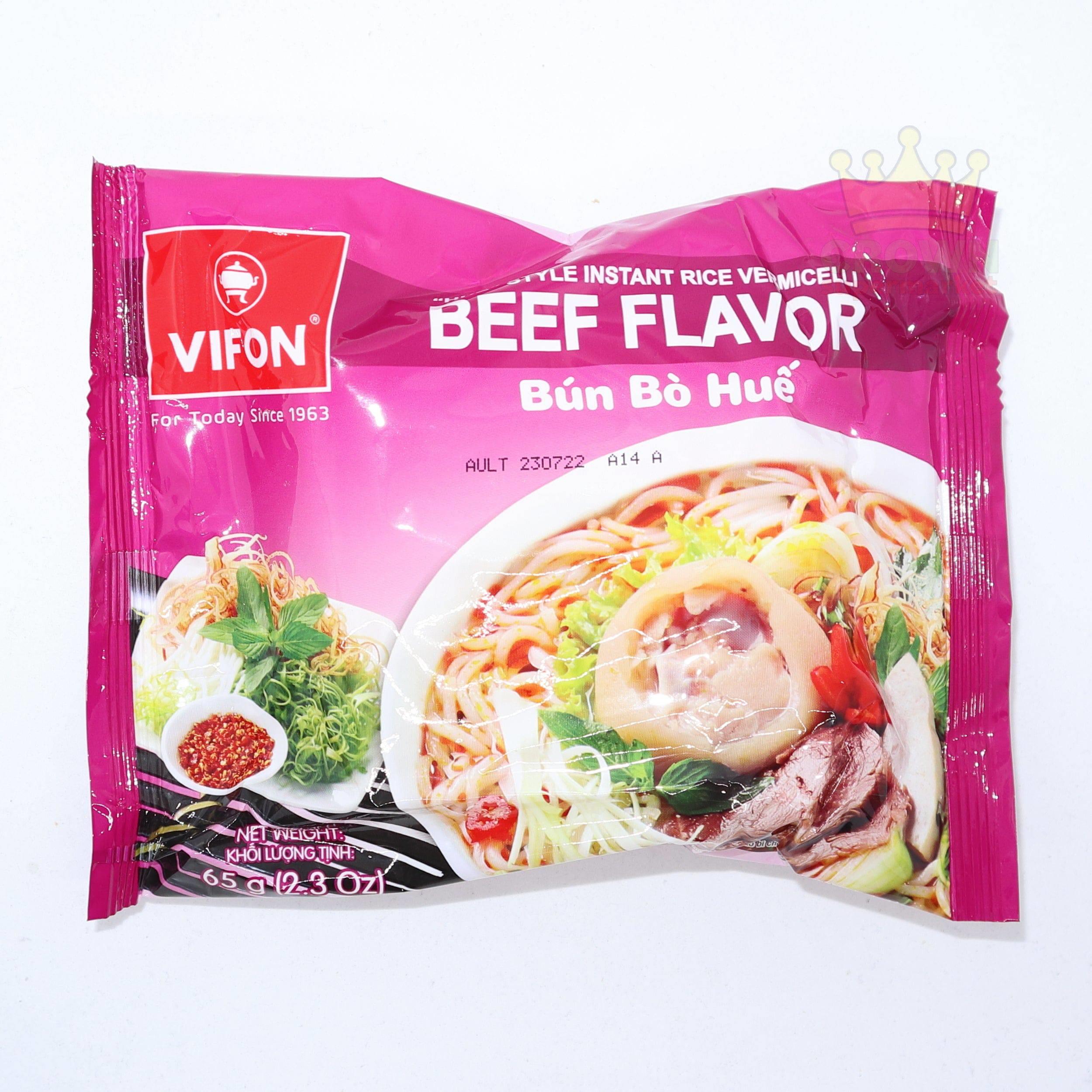 Vifon Beef Flavour Bun Bo Hue Instant Rice Vermicelli 65g