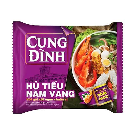 Micoem Cung Dinh Seafood Flavour Instant Rice Noodles 70g (Best Before: 18-03-2027)