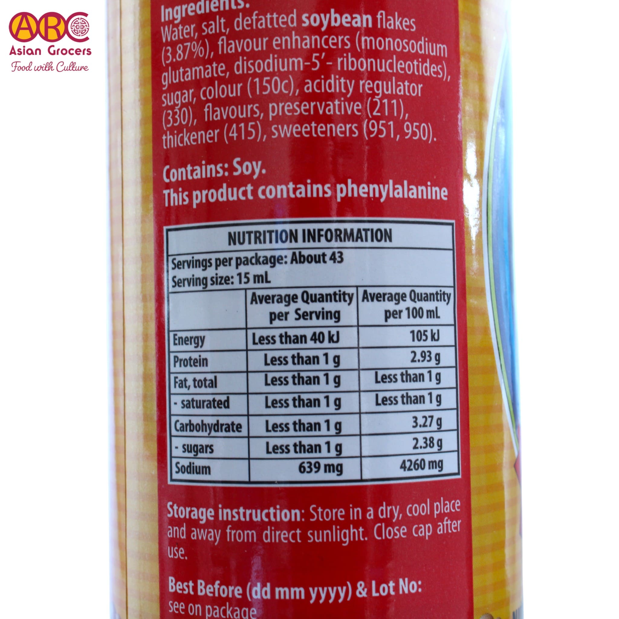 Chin Su Tam Thai Tu Soy Sauce 650ml