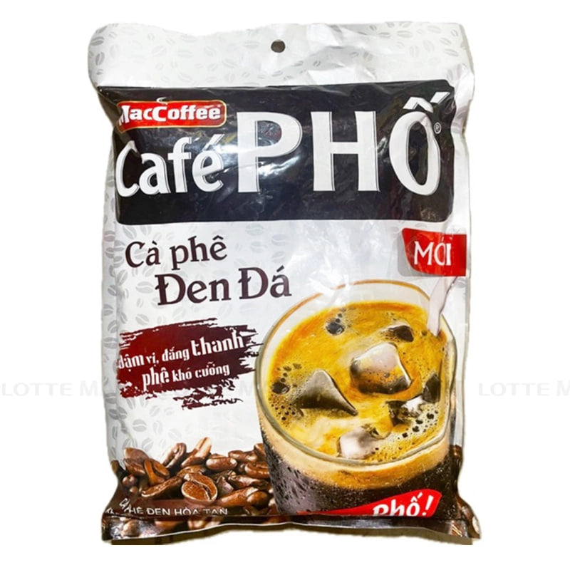 MacCoffee Cafe Pho 2 in 1 Iced Black Instant Coffee 50 Sachets