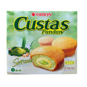 Orion Custas Pandan Cup Cake 276g (Best Before: 09-07-2027)