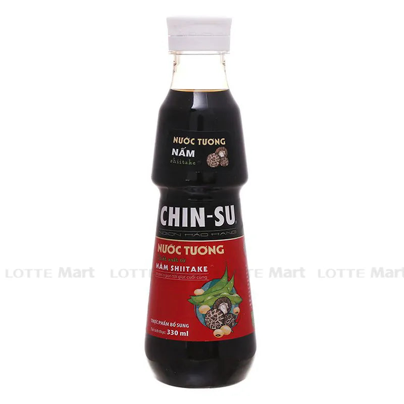 Chin-su Shiitake Mushroom Soy Sauce 330ml (Best Before: 20-10-2026)