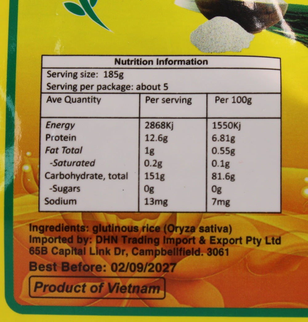 Watermelon Brand Sticky Yellow Flower Rice Nep Cai Hoa Vang 1KG