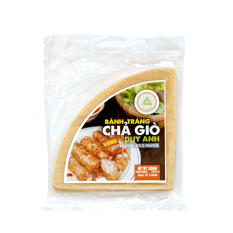Duy Anh Foods Yellow Rice Paper 300g for Spring Rolls 300g
