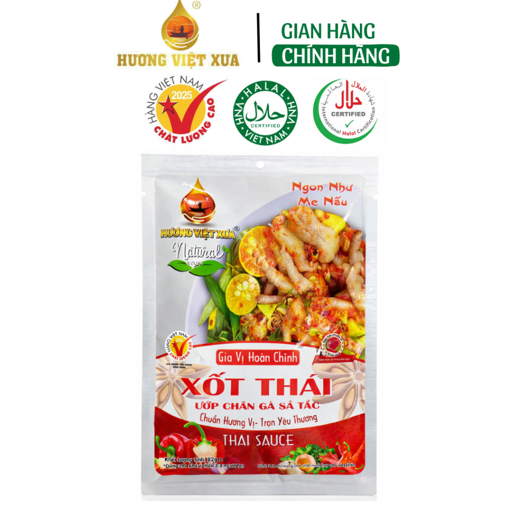 Huong Viet Xua Thai Style Sauce for Chicken Feet 82g (Best Before: 20-07-2027)
