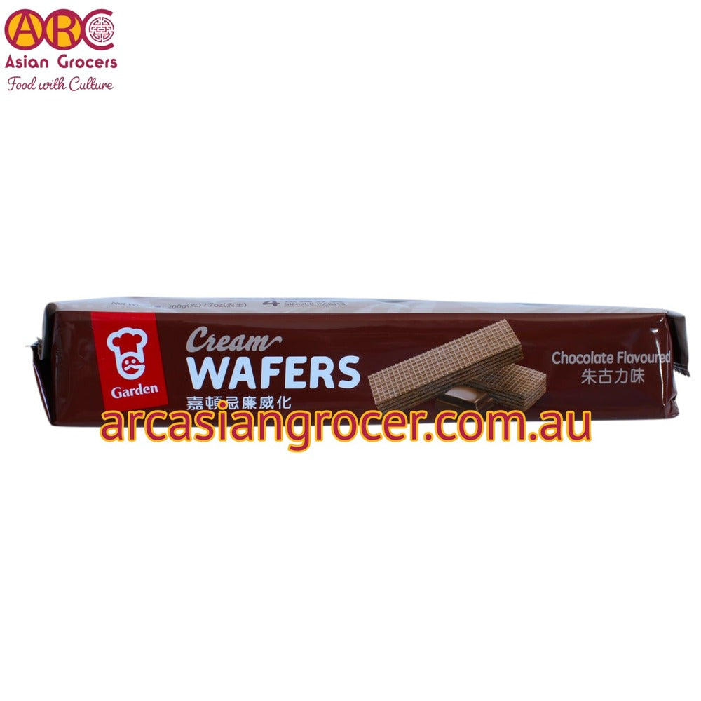 Garden Chocolate Flavoured Cream Wafers 200g