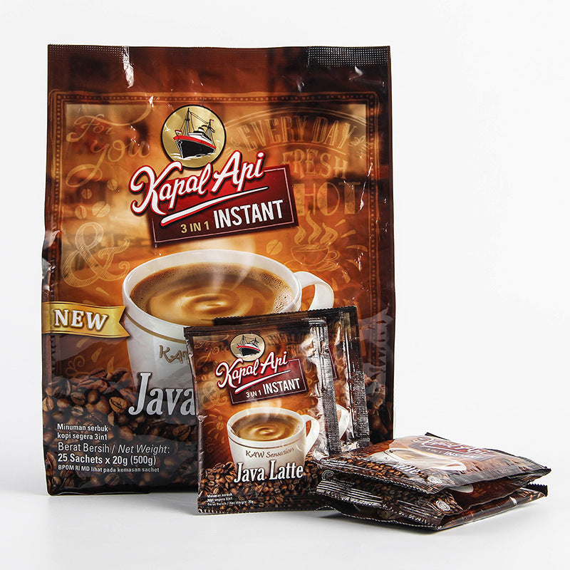 Java Instant Coffee Kapal Api Java Latte Coffee 3-In-1 Instant Coffee 25 Sachets – ARC ...