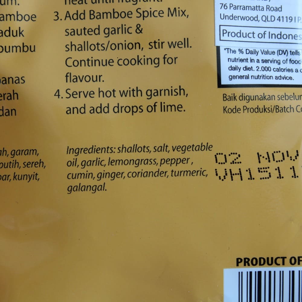 Bamboe Soto Daging (Soto Madura) 40g