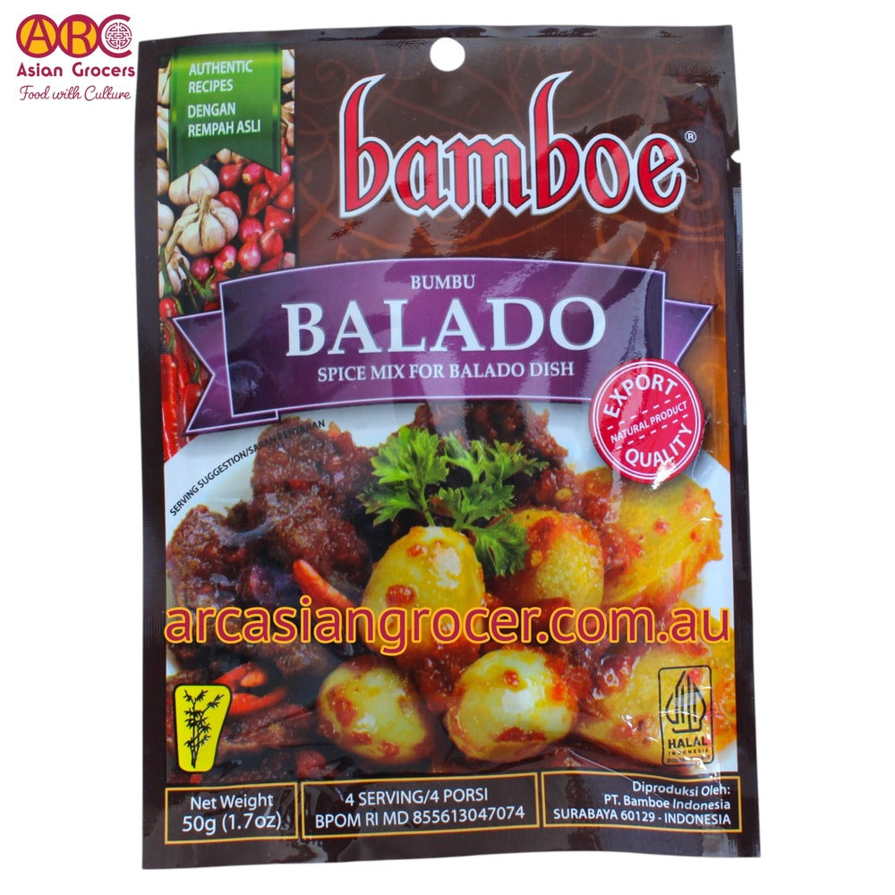 Bamboe Bumbu Balado Spice Mix for Balado Dish 50g
