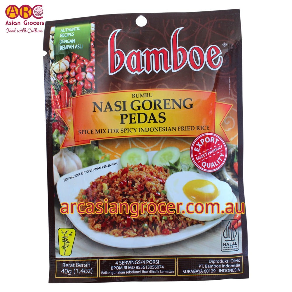 Bamboe Nasi Goreng Pedas (Spice Mix for Spicy Indonesian Fried Rice) 40g