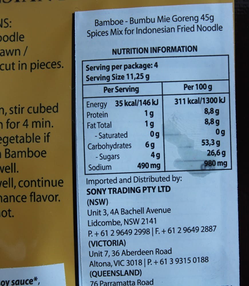 Bamboe Bumbu Mie Goreng (Indonesian Fried Noodle) 45g