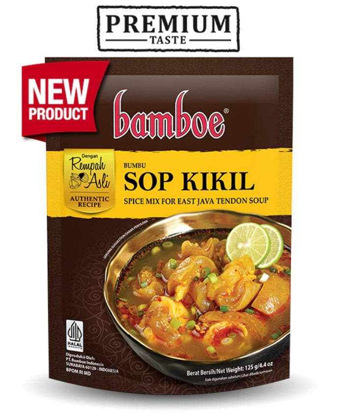 Bamboe Bumbu Sop Kikil Spice Mix For East Java Tendon Soup 125g