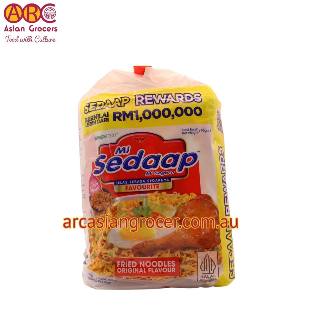 Wingsfood Mi Sedaap Mi Goreng Asli Flavour Instant Noodle 5 Packs