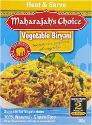 Maharajah's Choice Ready Meal Vegetable Biryani 250g
